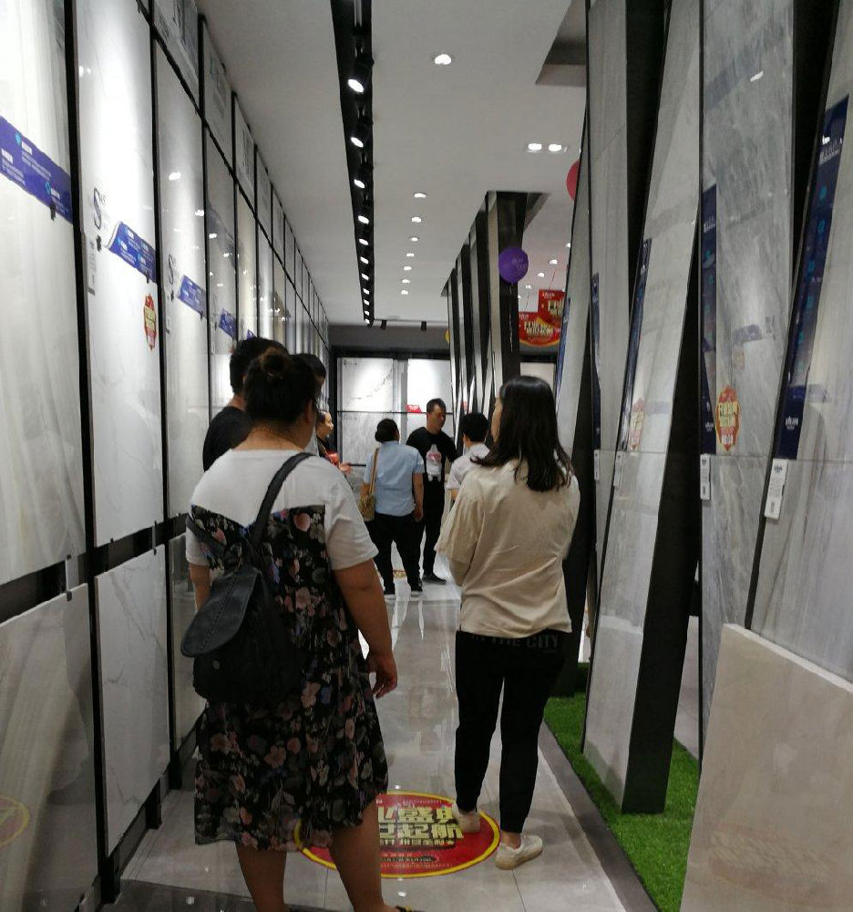 協進陶瓷大連專賣店人流